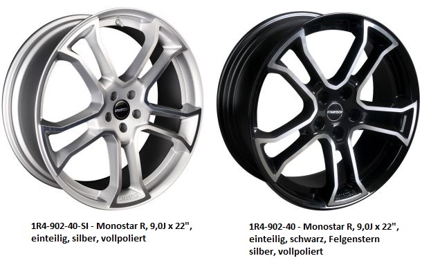 Monostar R Felgen F-Pace News